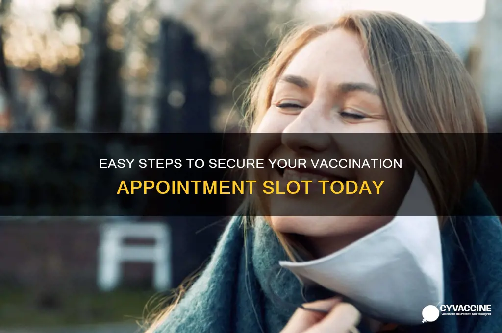 how to book slot for vaccination