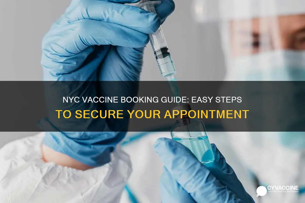 how to book vaccine appointment nyc