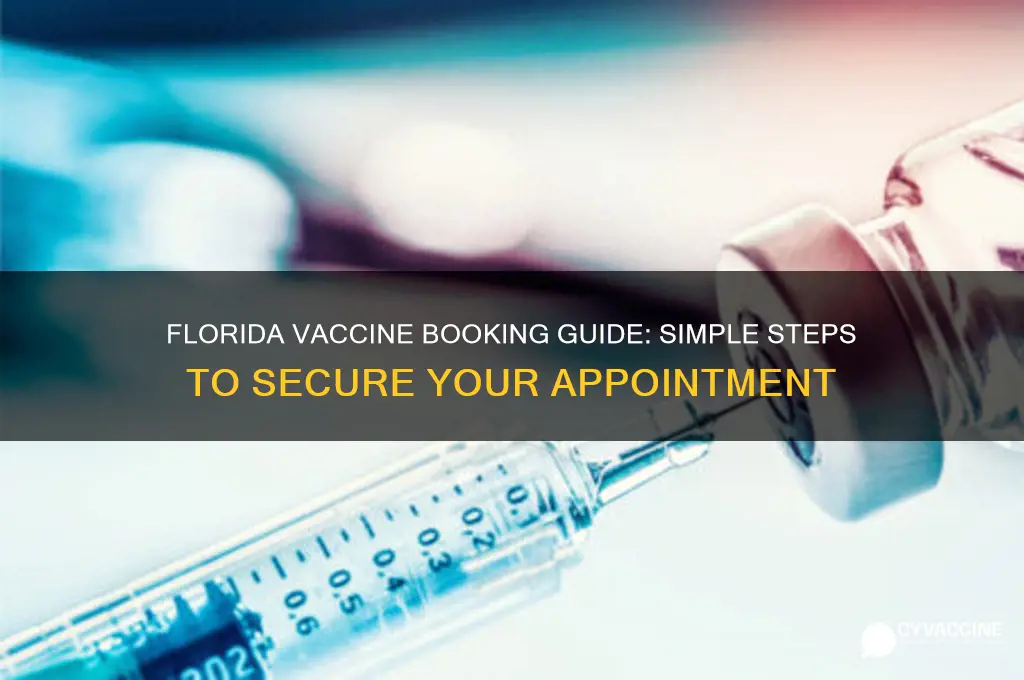 how to book vaccine in florida