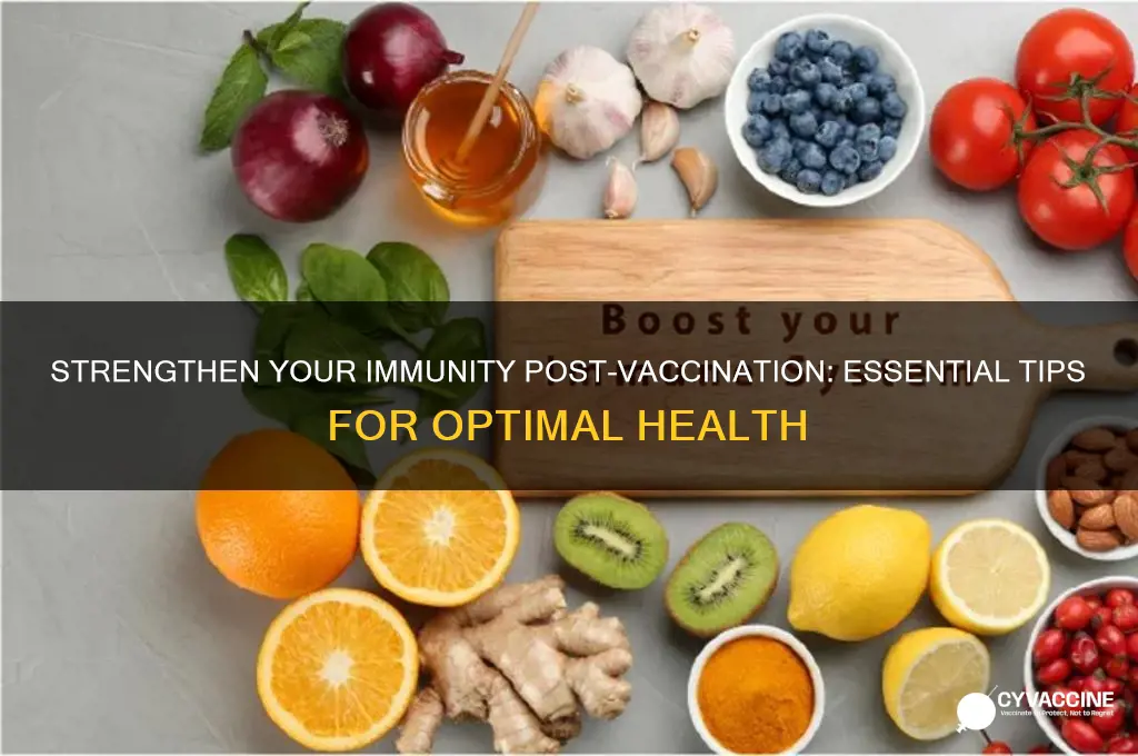 how to boost your immune system after vaccine