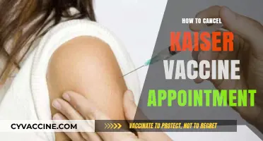 Canceling Your Kaiser Vaccine Appointment: A Quick and Easy Guide