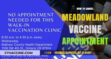 Cancel Your Meadowlands Vaccine Appointment: A Quick Step-by-Step Guide