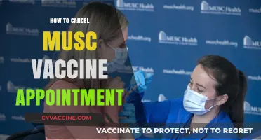 Canceling Your MUSC Vaccine Appointment: A Step-by-Step Guide