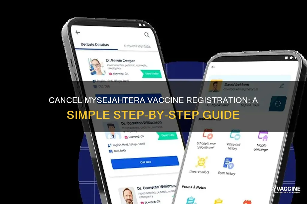 how to cancel mysejahtera vaccine registration
