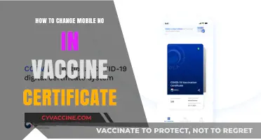 Update Your Vaccine Certificate: Steps to Change Mobile Number Easily