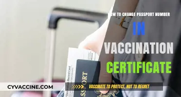 Update Passport Number in Vaccination Certificate: A Step-by-Step Guide