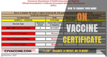 How to Easily Update Your Name on Vaccine Certificate