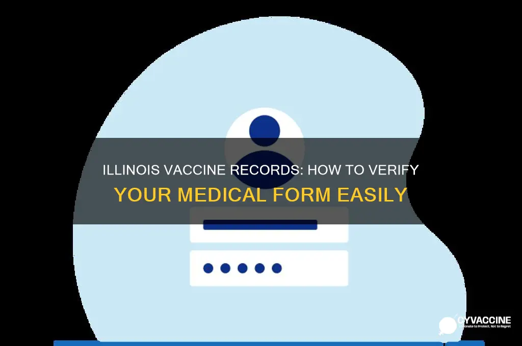 how to check a medical form for vaccines illinois