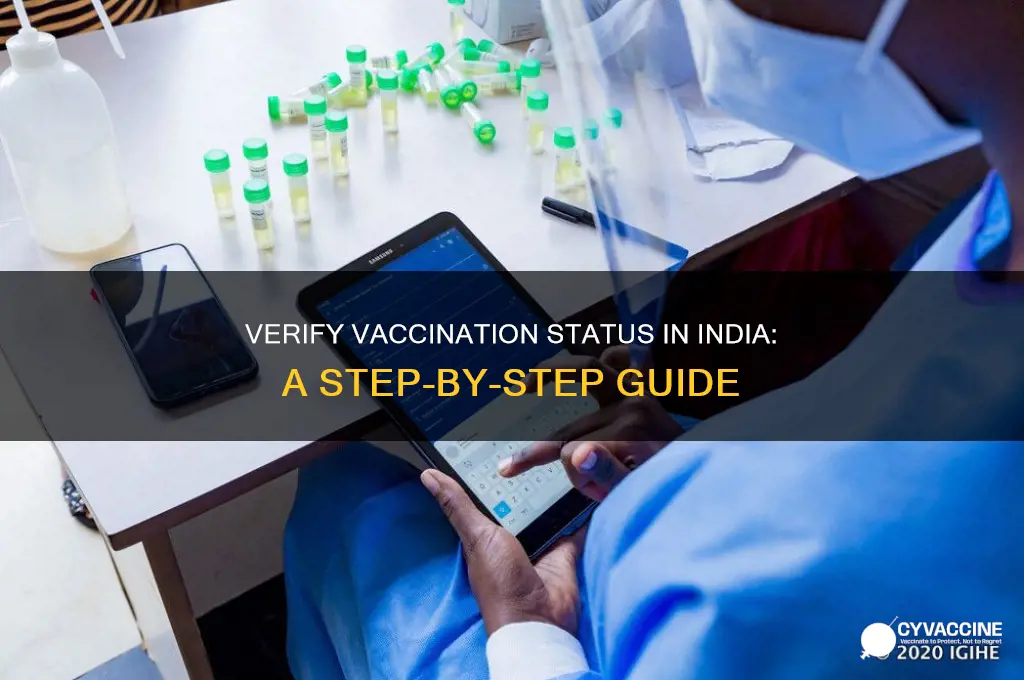 how to check if someone is vaccinated in india