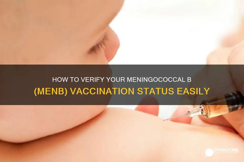 how to check if you got men b vaccine