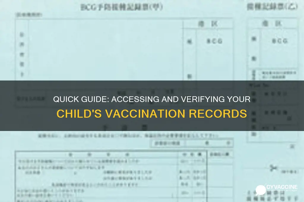 how to check my child