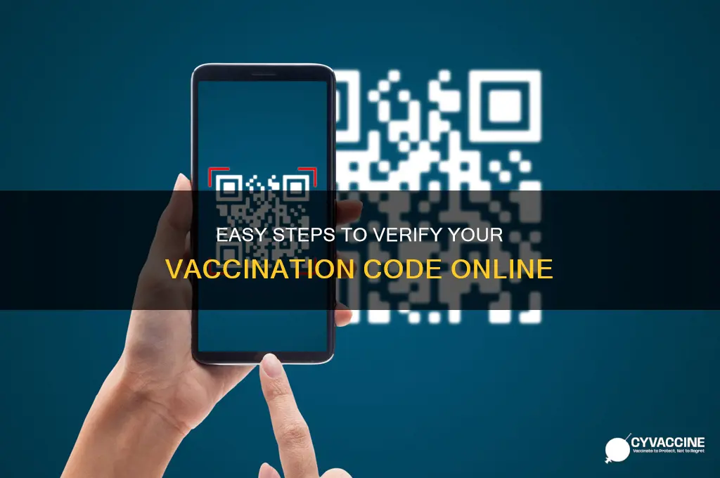 how to check my vaccination code