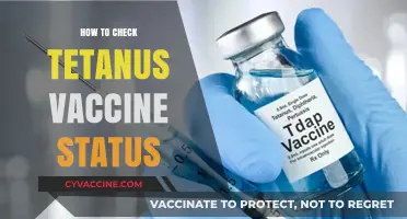 Verify Your Tetanus Vaccine Status: A Quick and Easy Guide