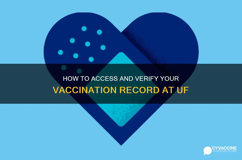 how to check vaccination record uf