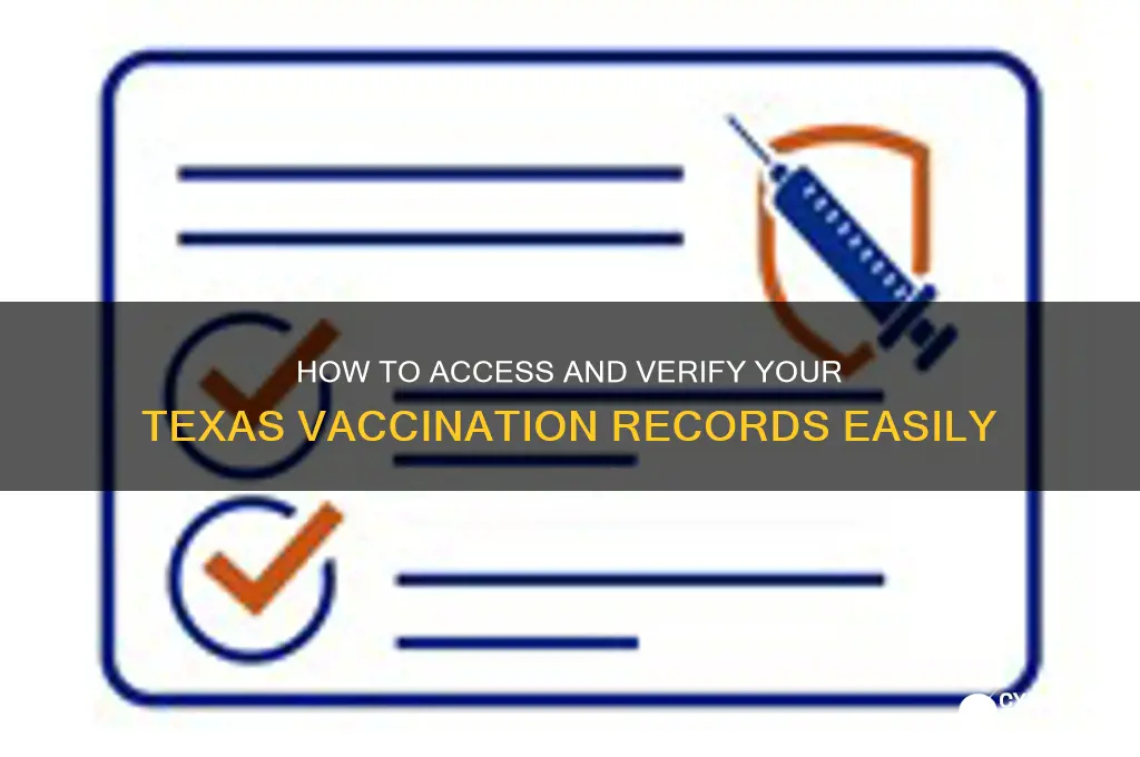 how to check vaccination records texas