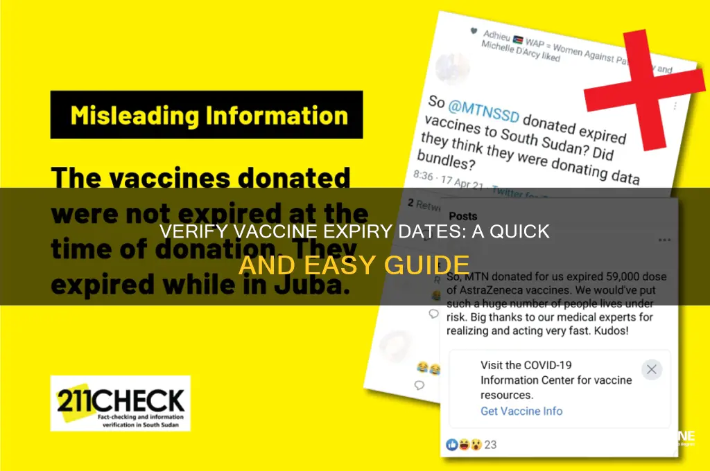 how to check vaccine expiry date