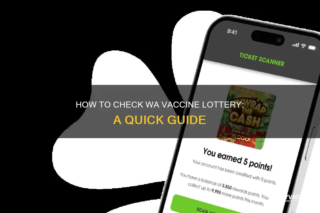 how to check wa vaccine lottery