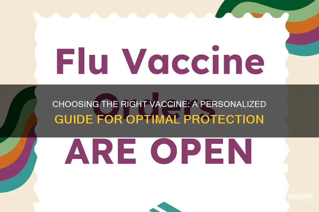 how to choose which vaccine is best for me