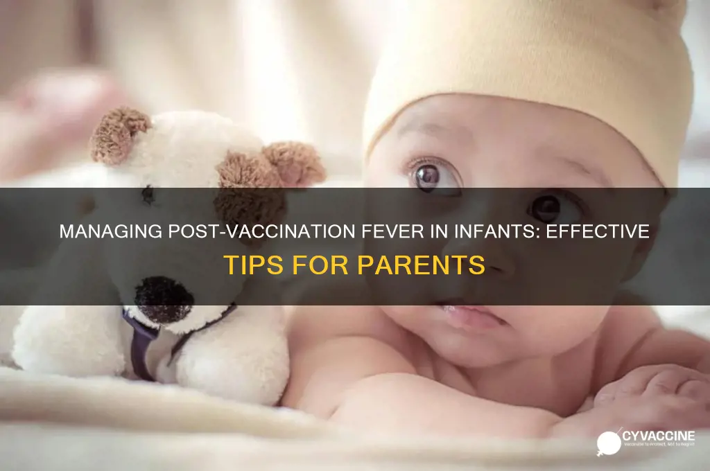 how to control fever after 6 month vaccination