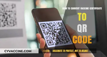Convert Your Vaccine Certificate to QR Code: A Simple Guide