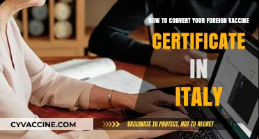 Convert Your Foreign Vaccine Certificate in Italy: A Step-by-Step Guide
