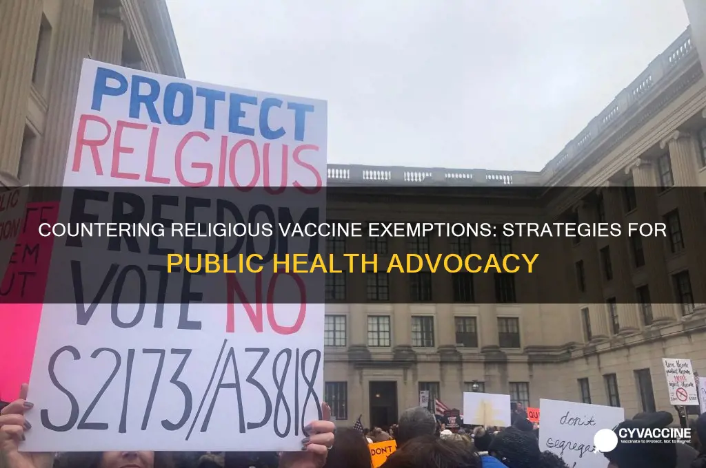 how to counter religious vaccine exemption