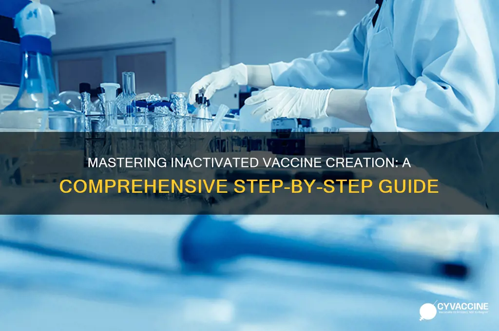 how to create an inactivated vaccine