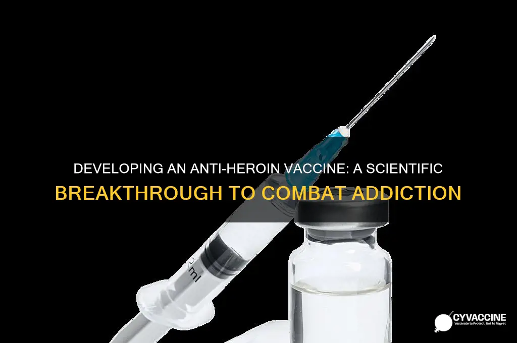 how to create anti-heroin vaccine