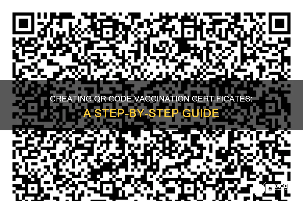 how to create qr code vaccine