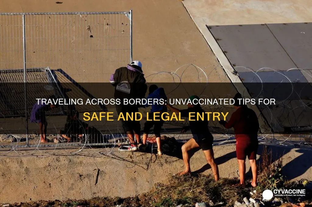 how to cross border without vaccine