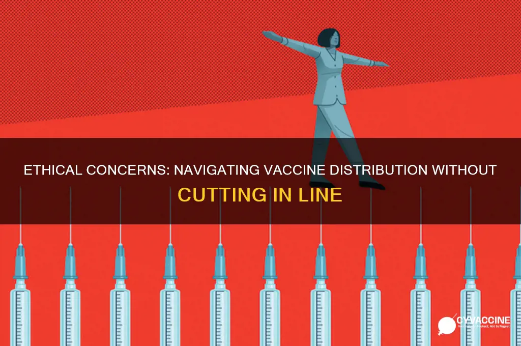 how to cut the vaccine line