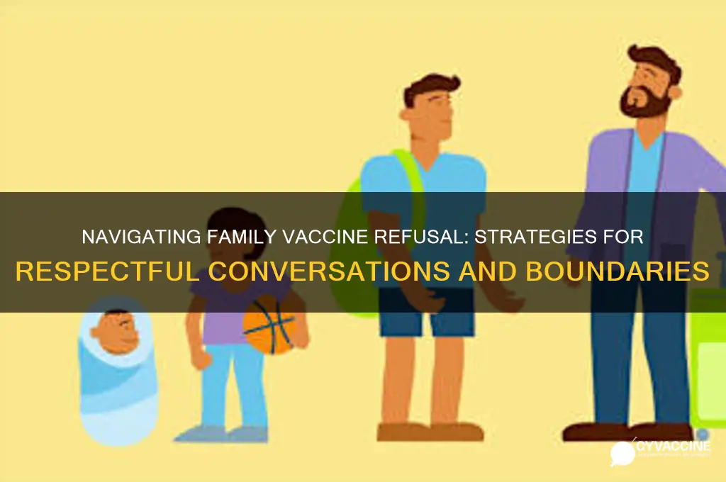 how to deal with family that refuses to vaccinate