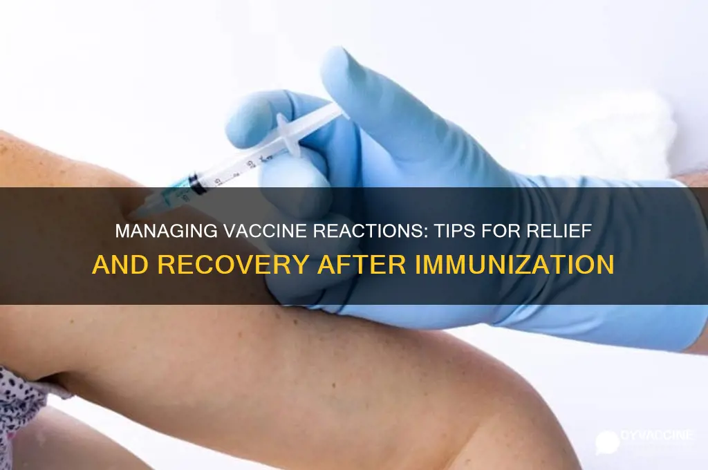 how to deal with vaccine reaction