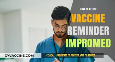 Efficiently Remove Vaccine Reminders in Impromed: A Step-by-Step Guide