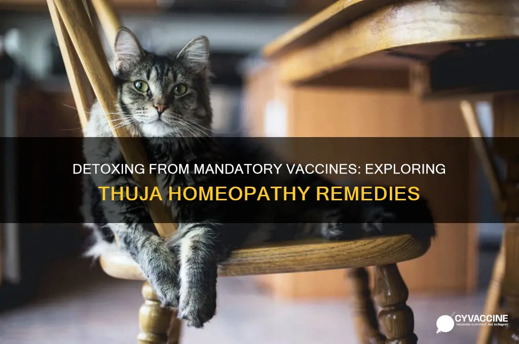 how to detox from mandatory vaccines thuja homeopathy
