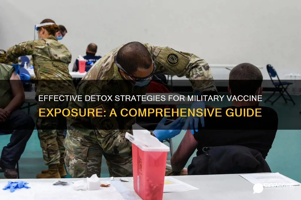 how to detox from military vaccines