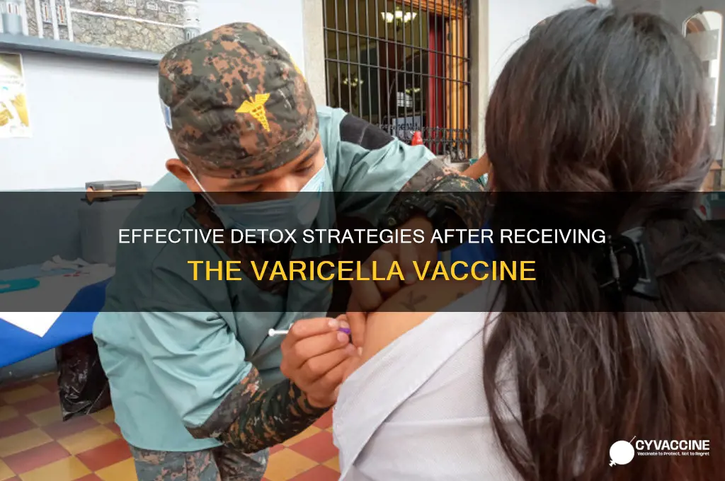 how to detox from varicella vaccine