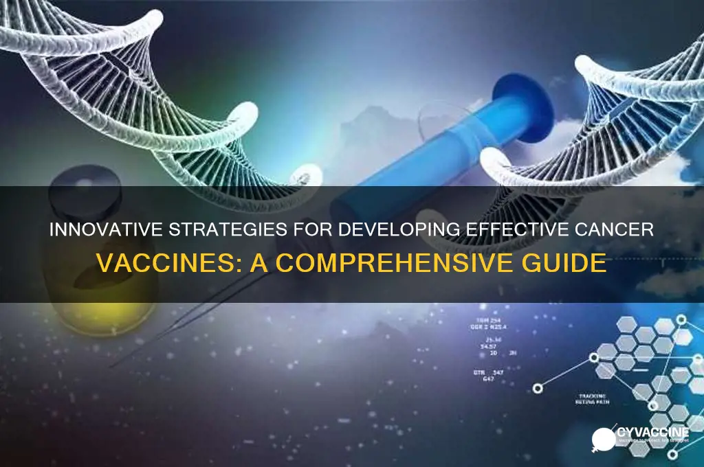 how to develop a cancer vaccine