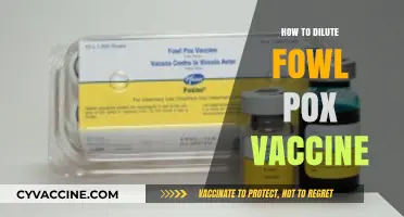 Diluting Fowl Pox Vaccine: A Step-by-Step Guide for Poultry Owners