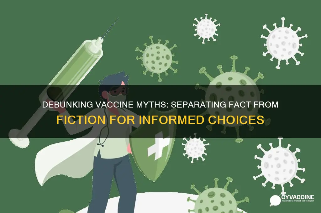 how to dispel myths about vaccines
