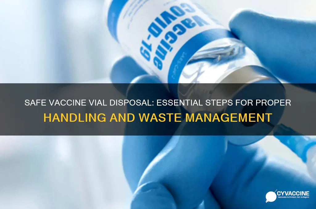 how to dispose of vaccine vials