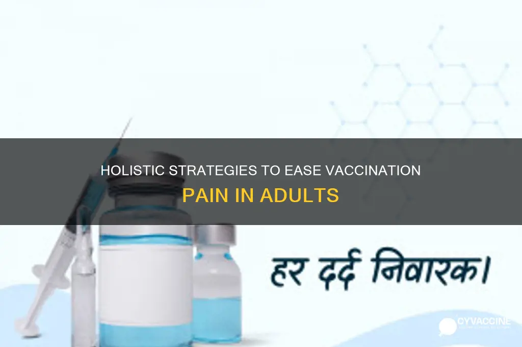 how to ease vaccination pain in adults holistic