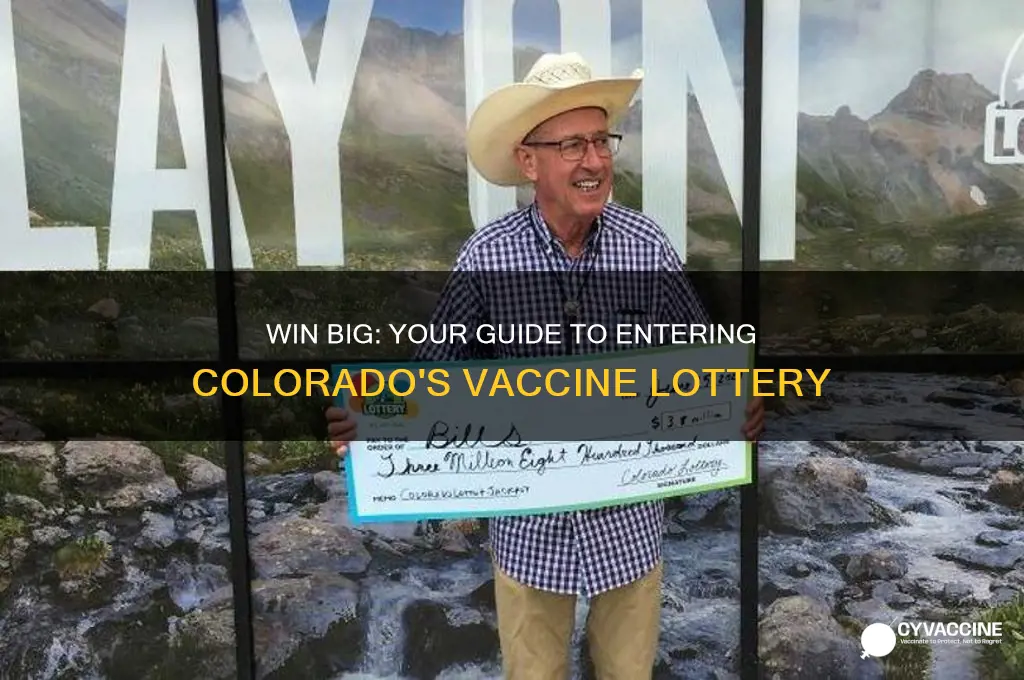 how to enter colorado vaccine lottery