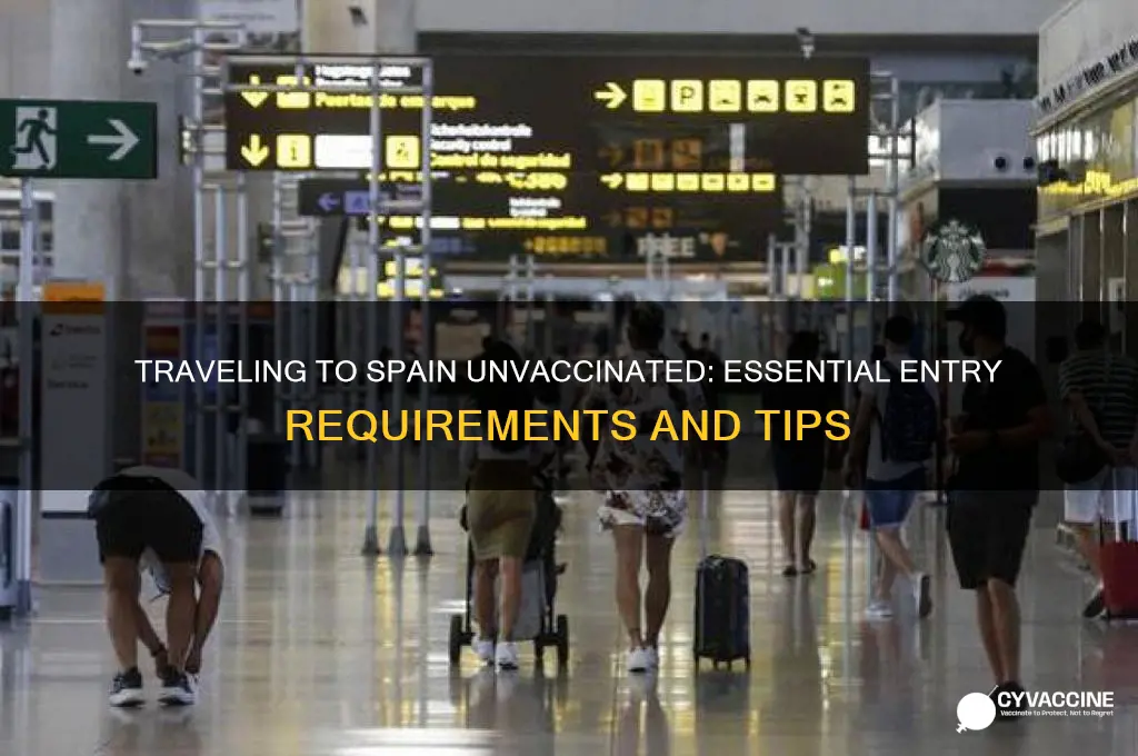 how to enter spain without vaccine