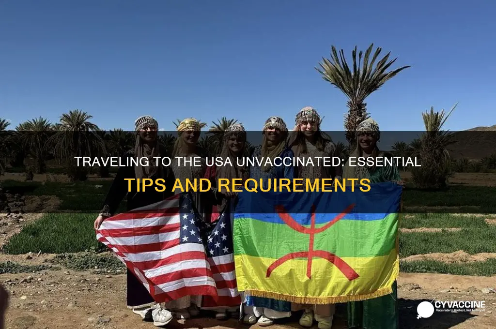 how to enter usa without vaccine