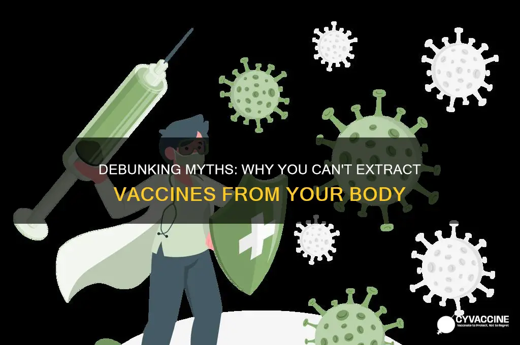 how to extract vaccine from body