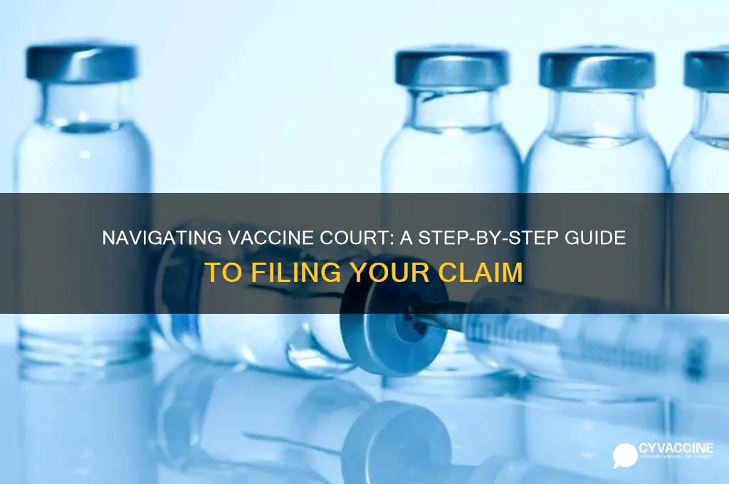 how to file a claim in vaccine court