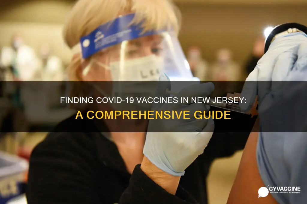 how to find a vaccine in new jersey