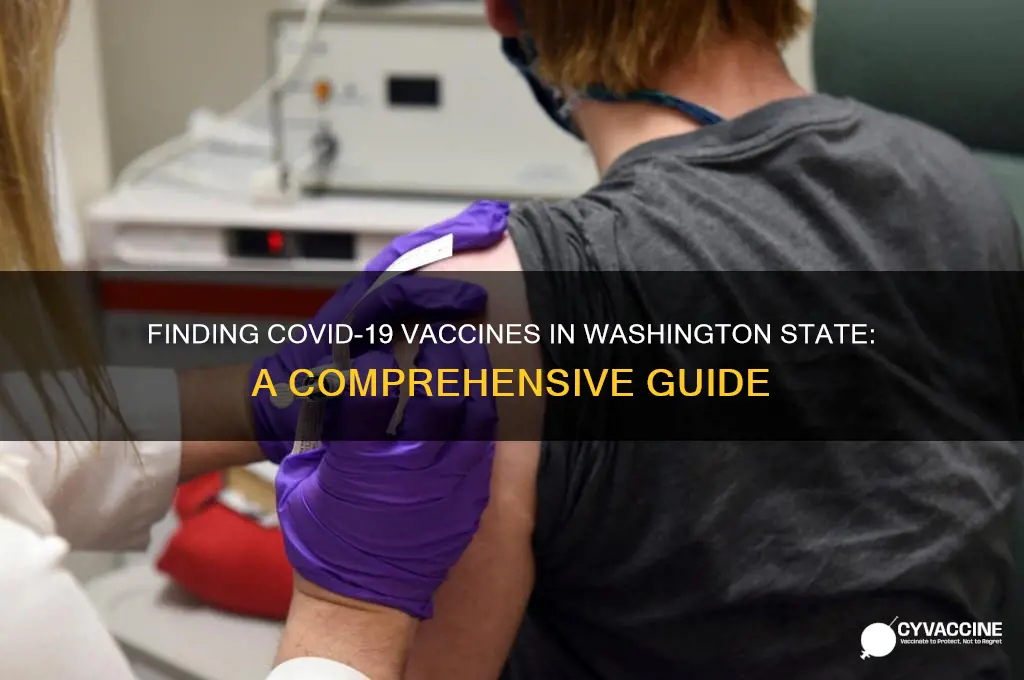 how to find a vaccine in washington state