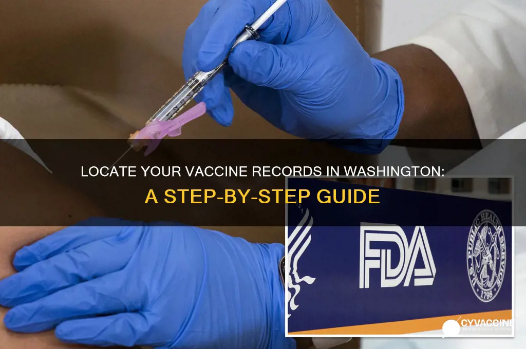how to find copies of vaccine records washington
